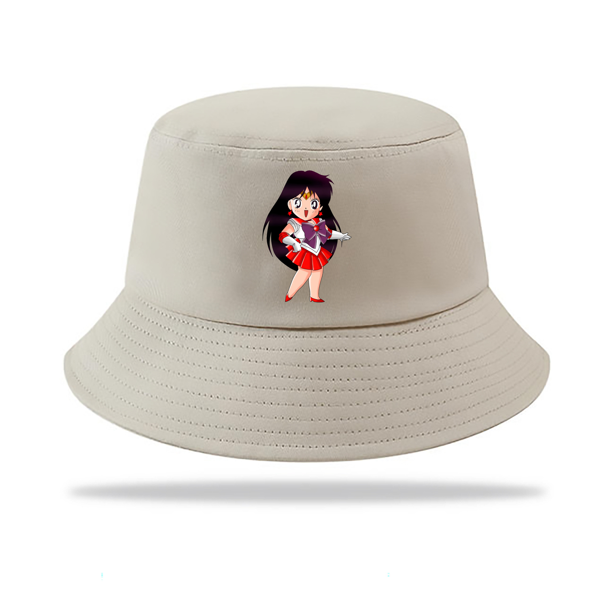 （画像用） 美少女戦士セーラームーン 火野レイ ひの レイ Sailor Moon Hino Rei （セーラーマーズ,Sailor Mars） アウトドア日除けバケットハット